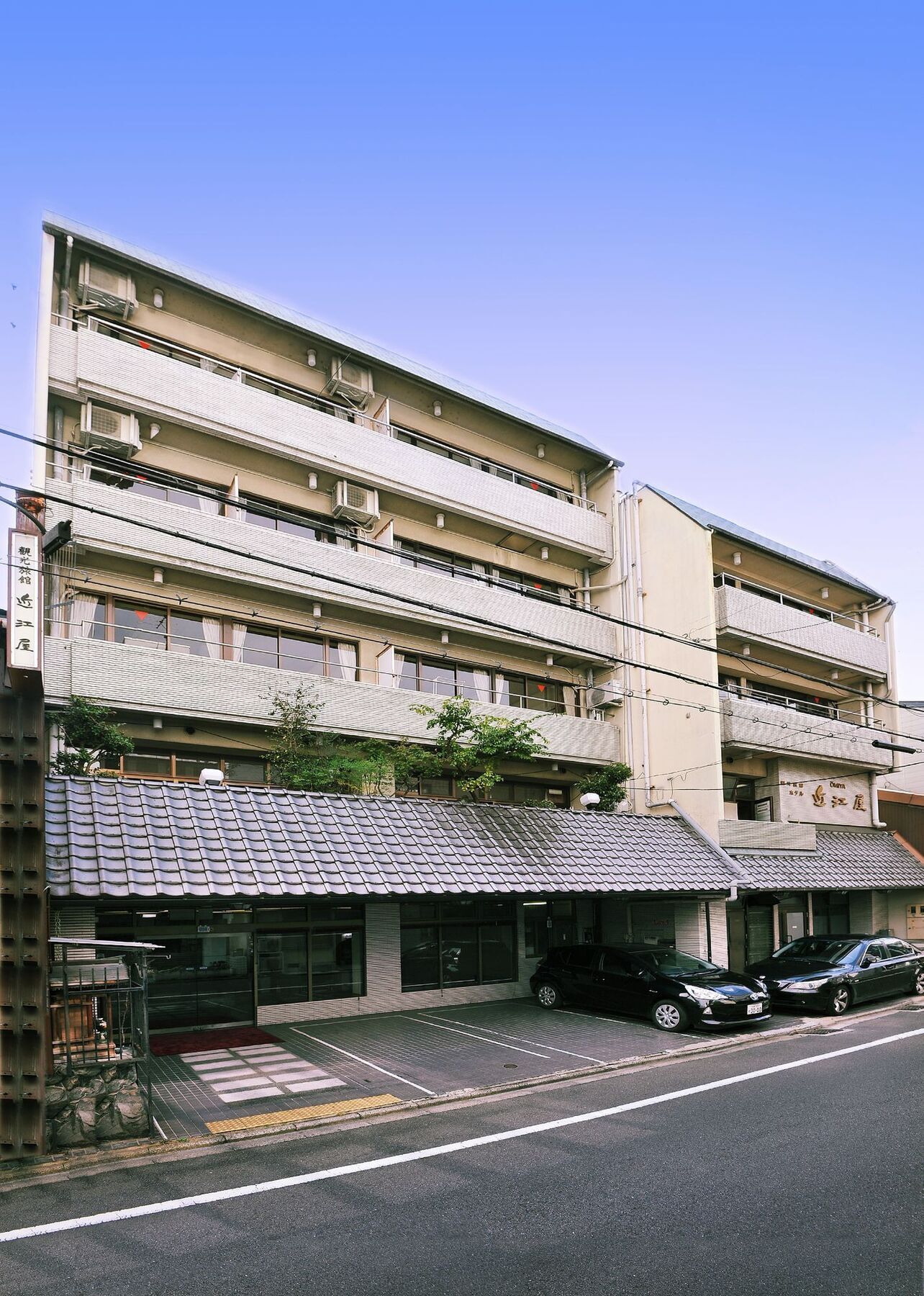 Kanko Ryokan Hotel Omiya Kjóto Exteriér fotografie